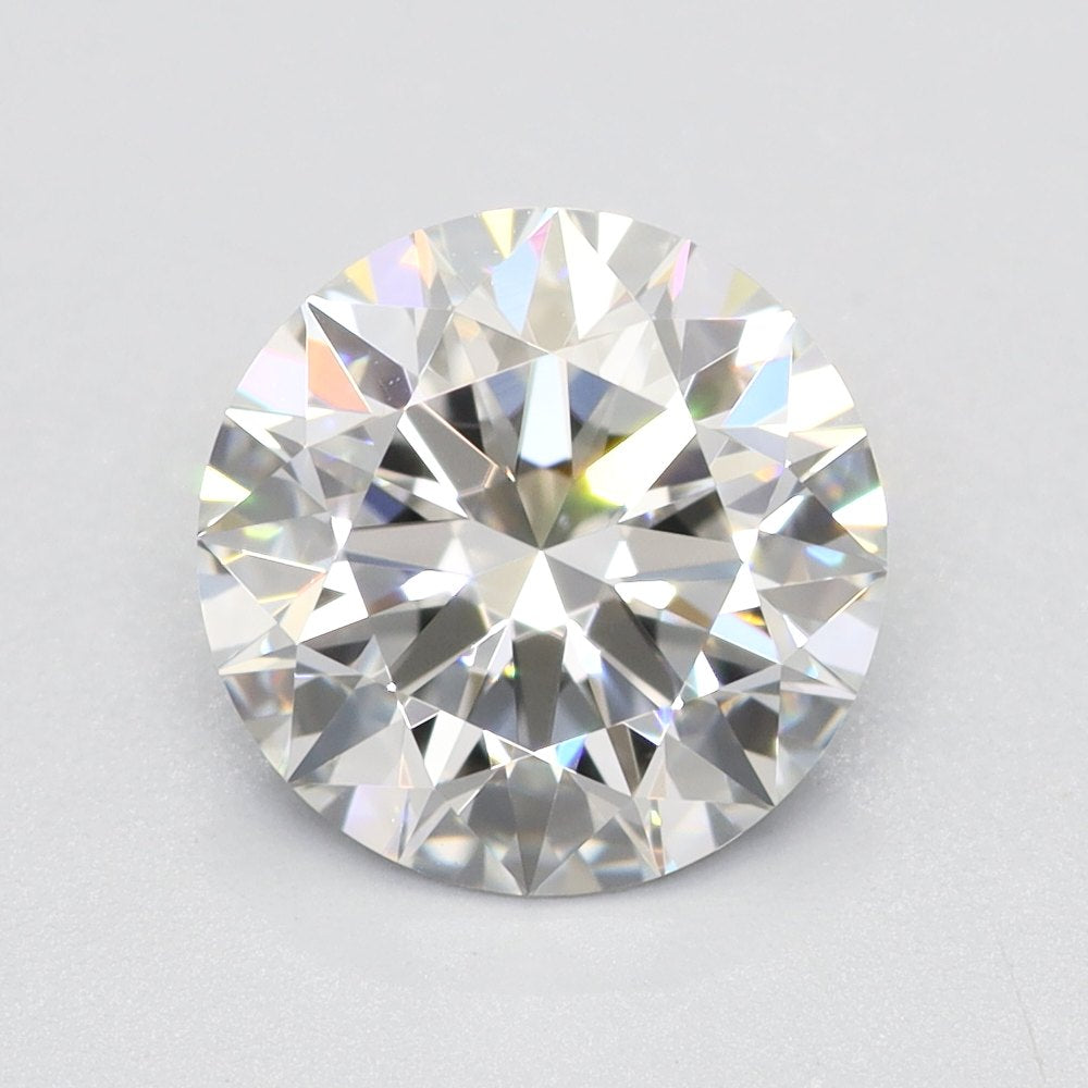 1.05 Carat Round Lab Diamond with  Cut Diamond in 14KT  view 1
