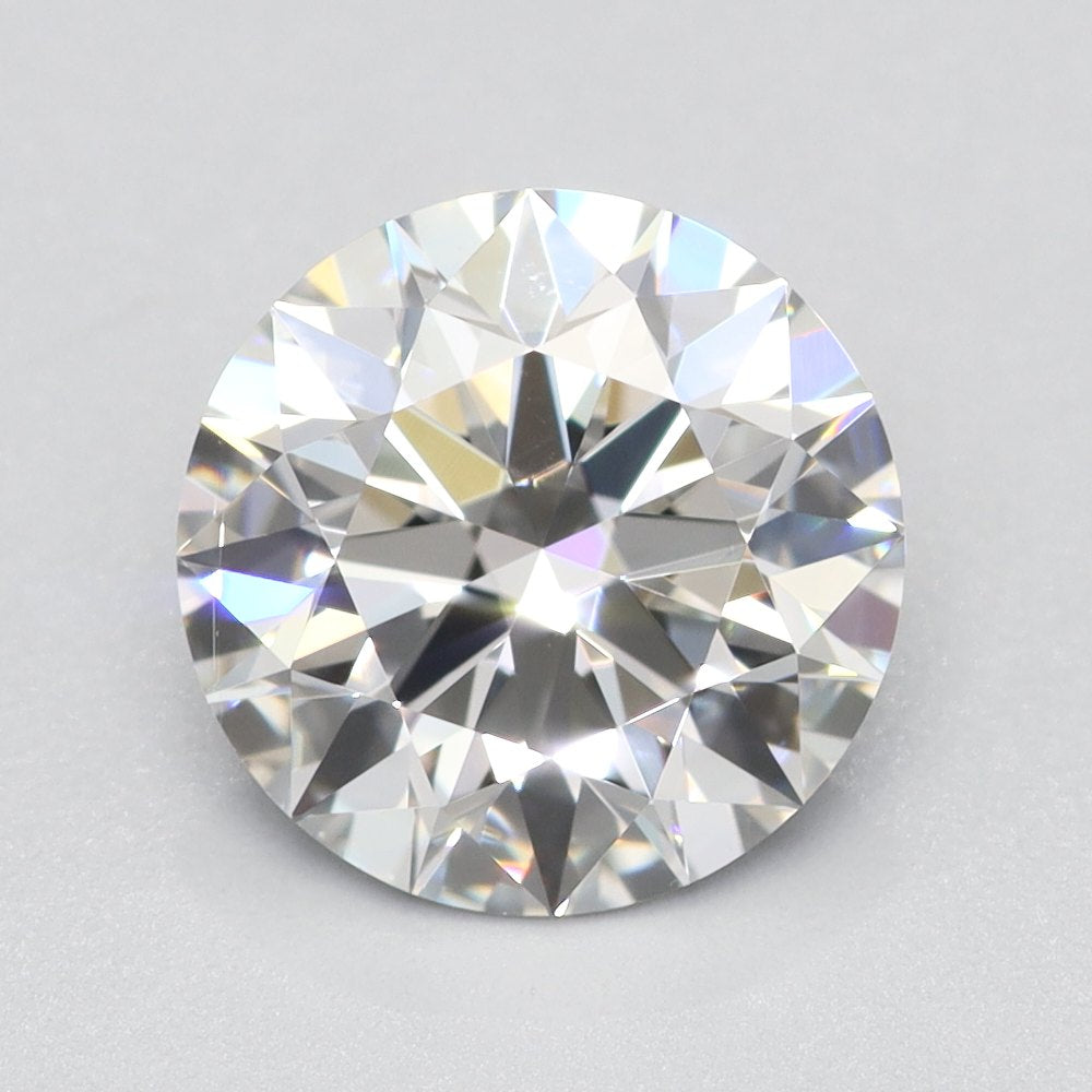 1.21 Carat Round Lab Diamond with  Cut Diamond in 14KT  view 1
