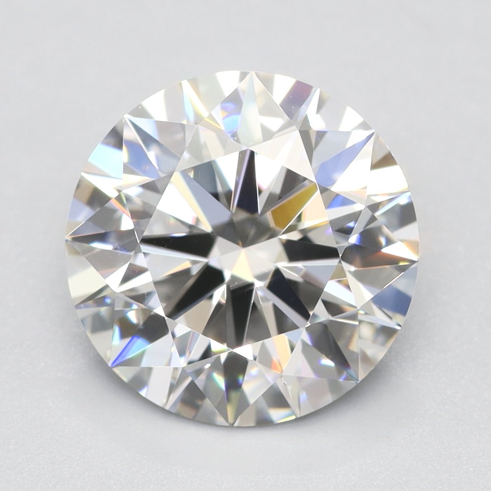 1.5 Carat Round Lab Diamond with  Cut Diamond in 14KT  view 1
