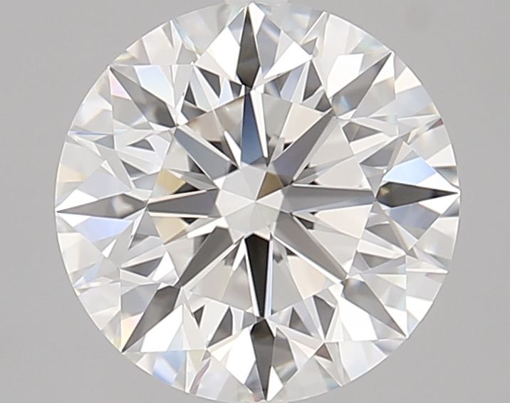3.16 Carat Round Lab Diamond with  Cut Diamond in 14KT  view 1
