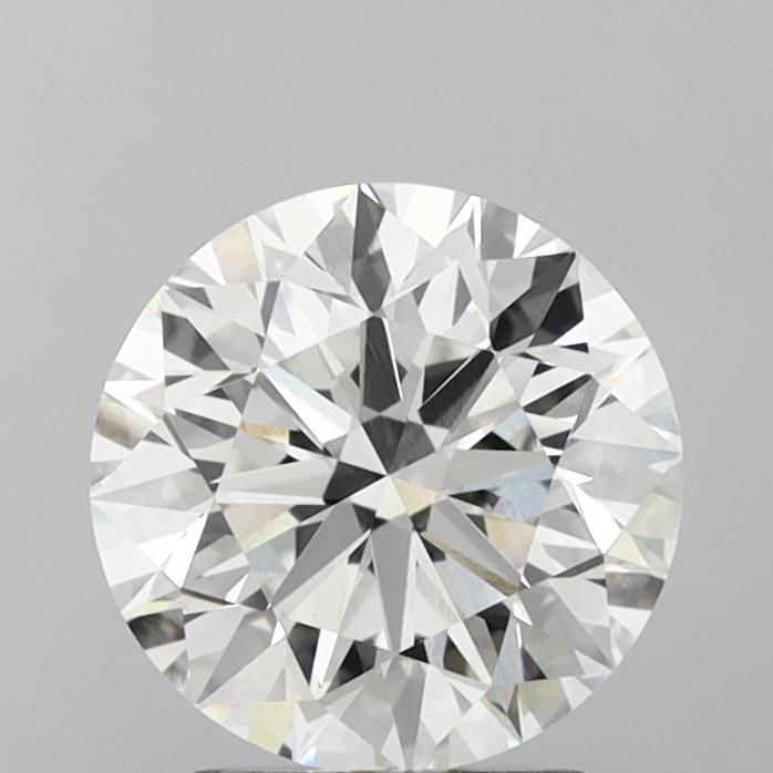 2.57 Carat Round Lab Diamond with  Cut Diamond in 14KT  view 1
