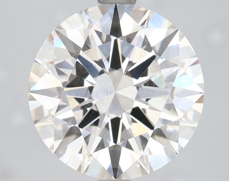 3.36 Carat Round Lab Diamond with  Cut Diamond in 14KT  view 1
