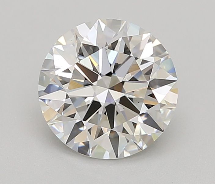 2.08 Carat Round Lab Diamond with  Cut Diamond in 14KT  view 1
