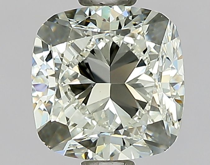 0.96 Carat Cushion Natural Diamond with  Cut Diamond in 14KT  view 1
