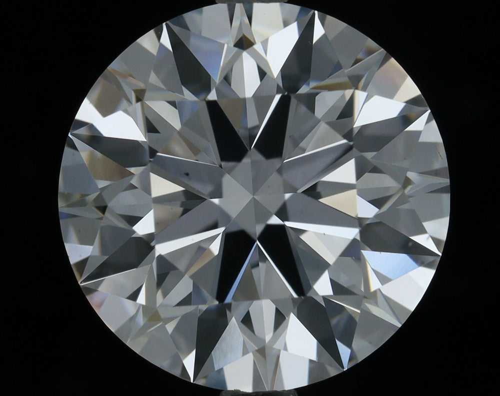 4.01 Carat Round Lab Diamond with  Cut Diamond in 14KT  view 1
