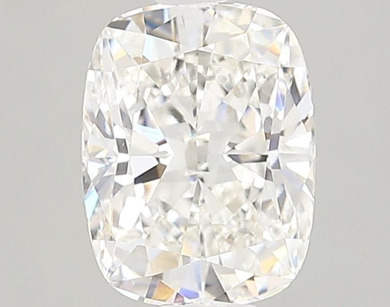 1.76 Carat Cushion Lab Diamond with  Cut Diamond in 14KT  view 1
