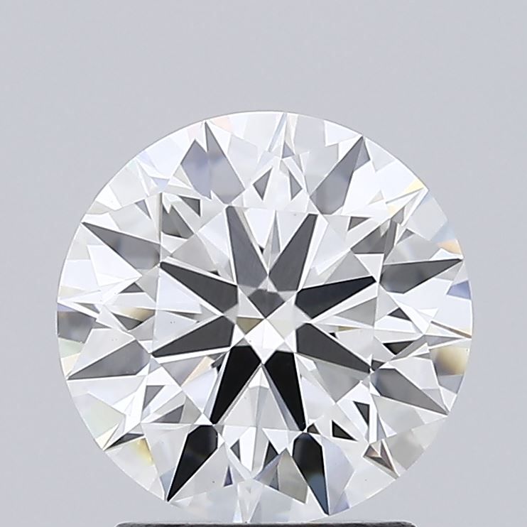 1.96 Carat Round Lab Diamond with  Cut Diamond in 14KT  view 1
