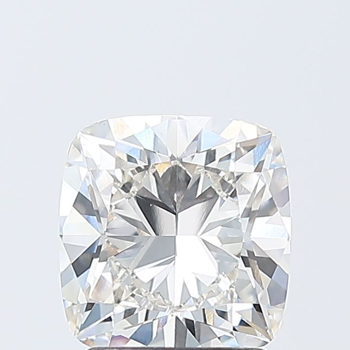 2.03 Carat Cushion Lab Diamond with  Cut Diamond in 14KT  view 1
