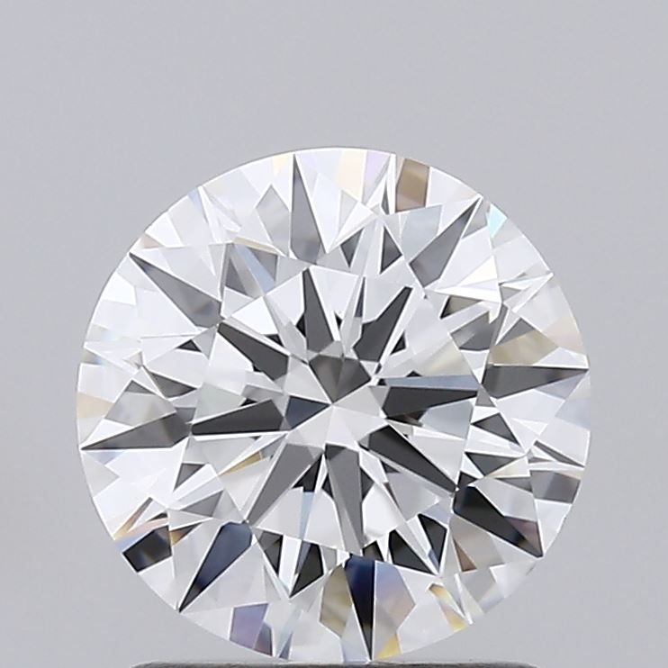 1.35 Carat Round Lab Diamond with  Cut Diamond in 14KT  view 1
