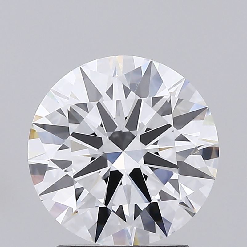 2.01 Carat Round Lab Diamond with  Cut Diamond in 14KT  view 1
