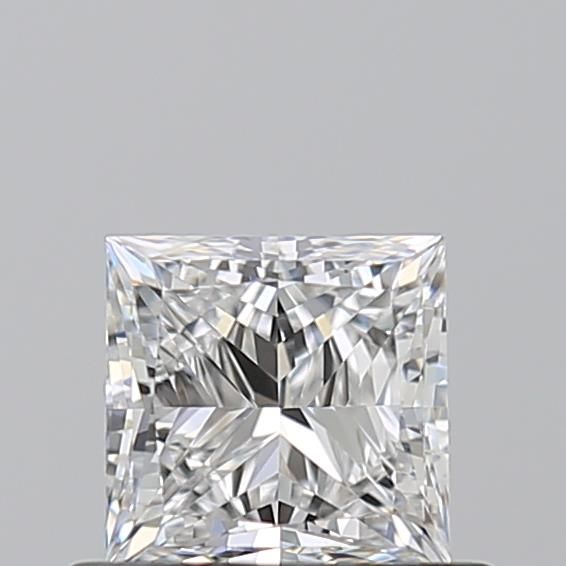 0.71 Carat Princess Natural Diamond with  Cut Diamond in 14KT  view 1

