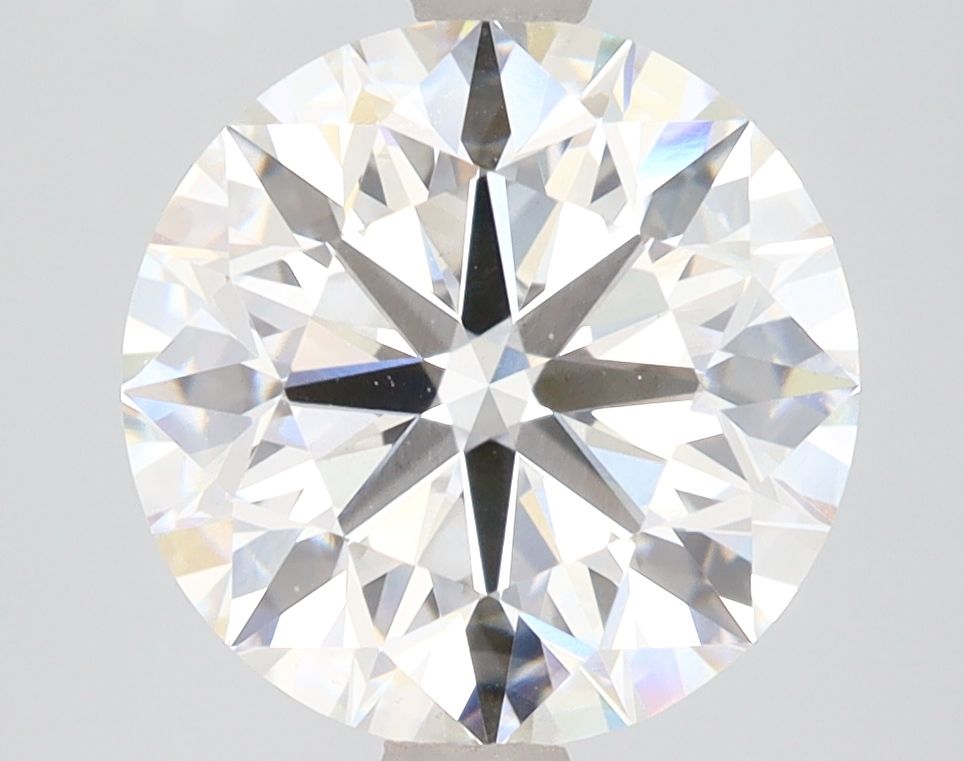 4.0 Carat Round Lab Diamond with  Cut Diamond in 14KT  view 1
