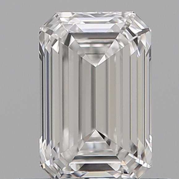 0.51 Carat Emerald Natural Diamond with  Cut Diamond in 14KT  view 1

