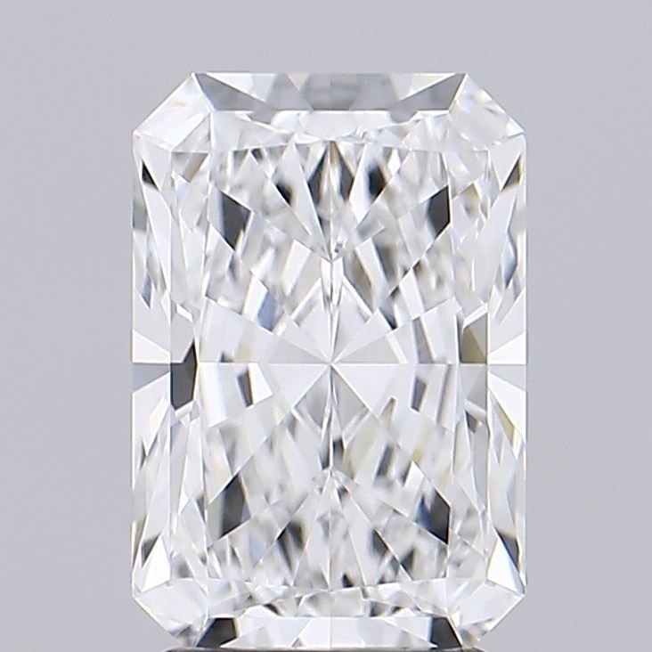 2.78 Carat Radiant Lab Diamond with  Cut Diamond in 14KT  view 1
