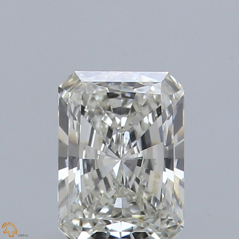 0.7 Carat Radiant Natural Diamond with  Cut Diamond in 14KT  view 1
