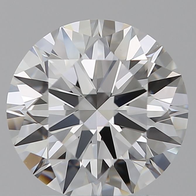 1.59 Carat Round Lab Diamond with  Cut Diamond in 14KT  view 1
