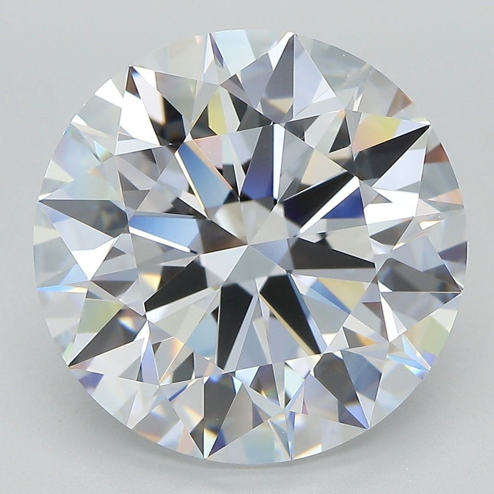 10.48 Carat Round Lab Diamond with  Cut Diamond in 14KT  view 1
