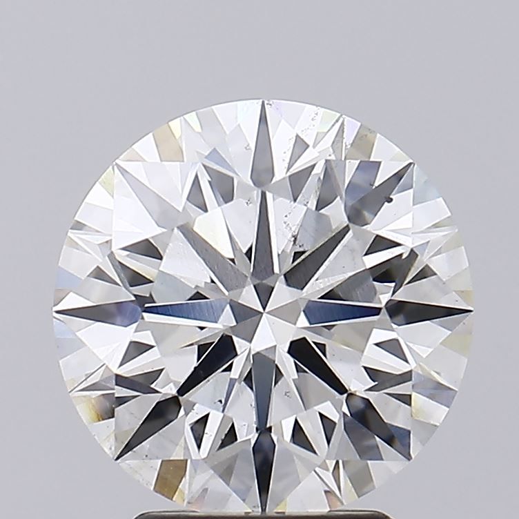 3.32 Carat Round Lab Diamond with  Cut Diamond in 14KT  view 1
