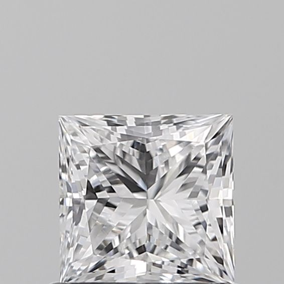 0.73 Carat Princess Lab Diamond with  Cut Diamond in 14KT  view 1
