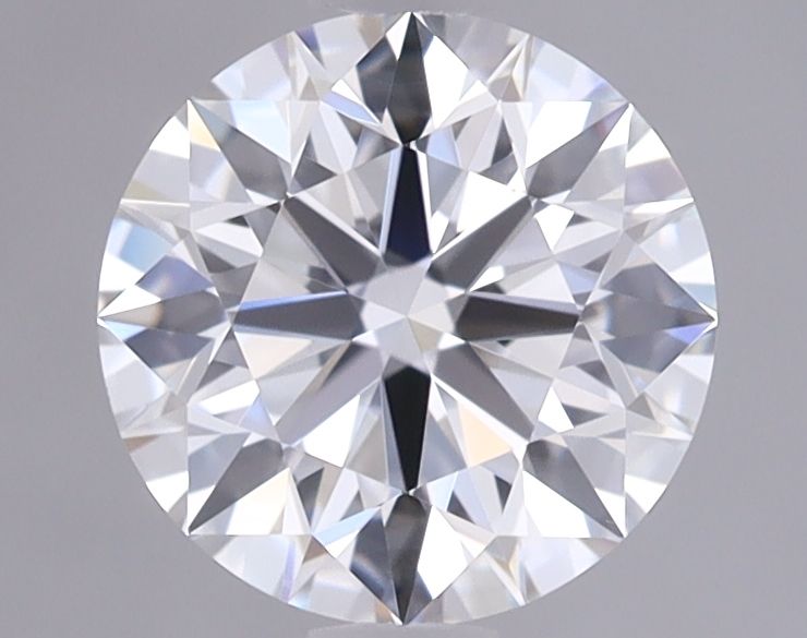 1.3 Carat Round Lab Diamond with  Cut Diamond in 14KT  view 1
