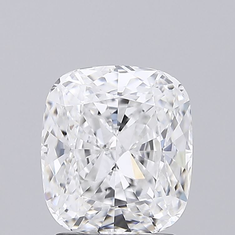 2.03 Carat Cushion Lab Diamond with  Cut Diamond in 14KT  view 1
