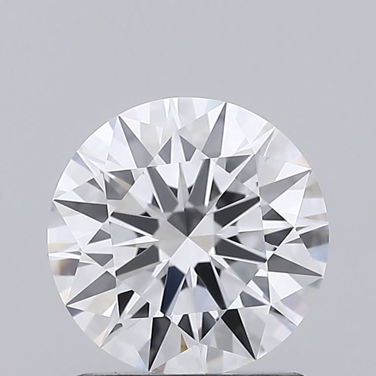 1.25 Carat Round Lab Diamond with  Cut Diamond in 14KT  view 1
