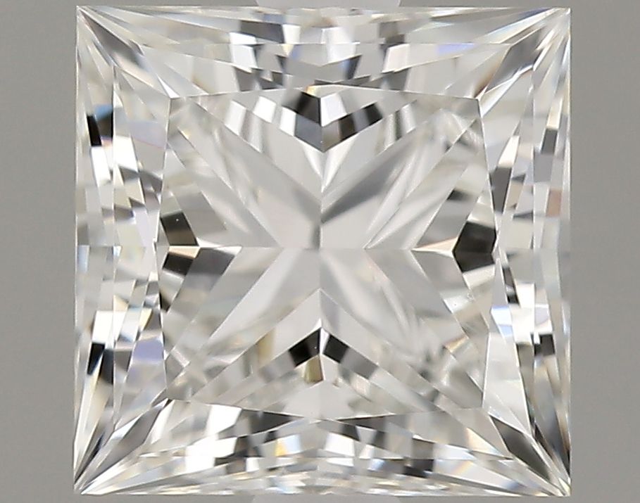 1.6 Carat Princess Lab Diamond with  Cut Diamond in 14KT  view 1

