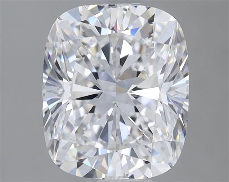2.04 Carat Cushion Lab Diamond with  Cut Diamond in 14KT  view 1
