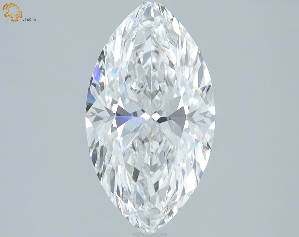 2.18 Carat Marquise Lab Diamond with  Cut Diamond in 14KT  view 1
