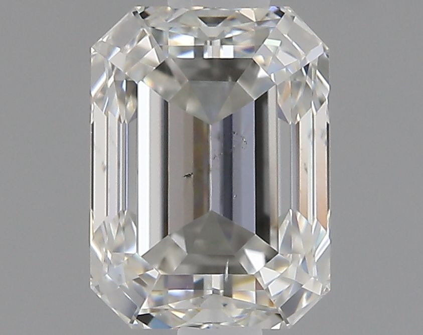 1.0 Carat Emerald Natural Diamond with  Cut Diamond in 14KT  view 1

