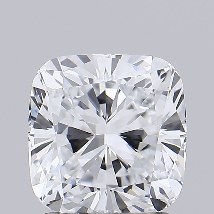 1.52 Carat Cushion Lab Diamond with  Cut Diamond in 14KT  view 1
