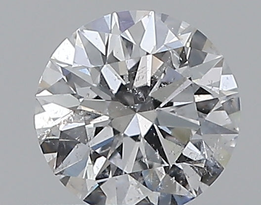 0.3 Carat Round Natural Diamond with  Cut Diamond in 14KT  view 1
