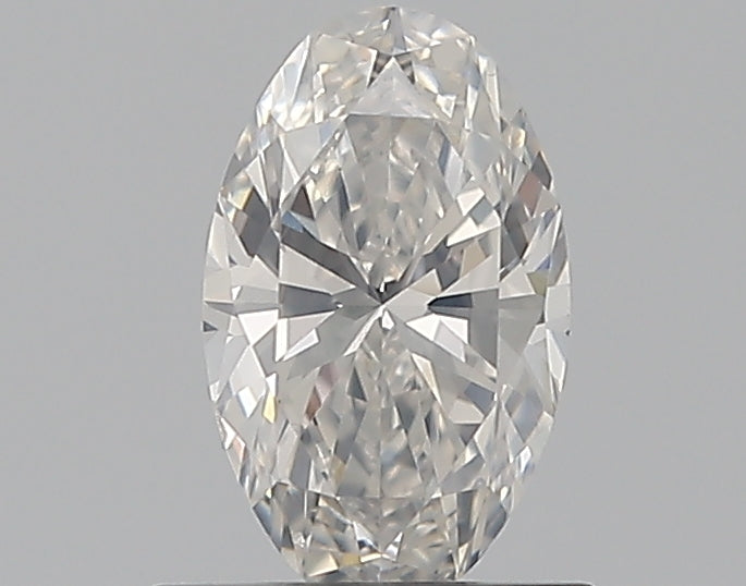 0.7 Carat Oval Natural Diamond with  Cut Diamond in 14KT  view 1
