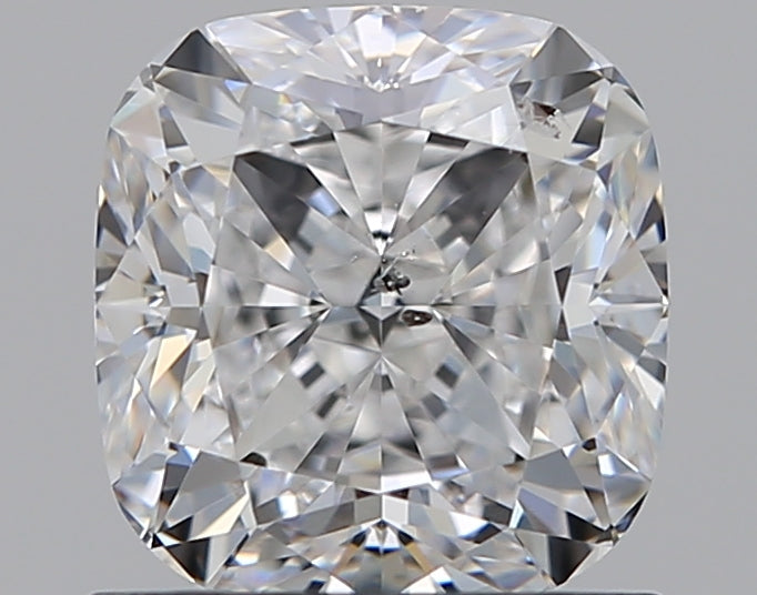 1.3 Carat Cushion Natural Diamond with  Cut Diamond in 14KT  view 1
