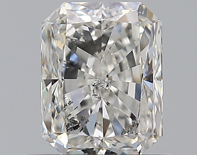 1.0 Carat Radiant Natural Diamond with  Cut Diamond in 14KT  view 1
