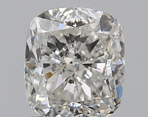 1.01 Carat Cushion Natural Diamond with  Cut Diamond in 14KT  view 1
