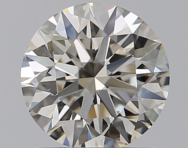 1.08 Carat Round Natural Diamond with  Cut Diamond in 14KT  view 1
