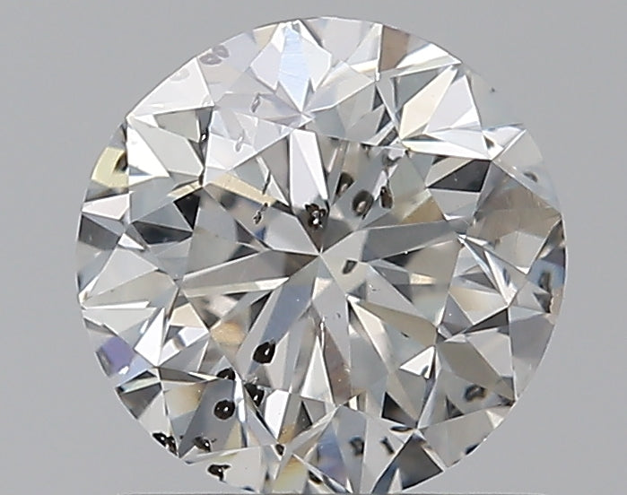 0.96 Carat Round Natural Diamond with  Cut Diamond in 14KT  view 1
