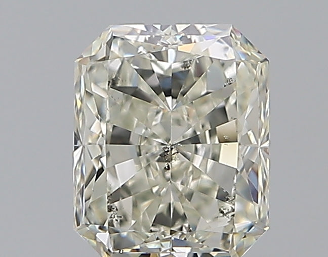 1.4 Carat Radiant Natural Diamond with  Cut Diamond in 14KT  view 1
