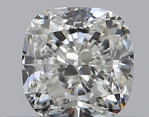 0.42 Carat Cushion Natural Diamond with  Cut Diamond in 14KT  view 1
