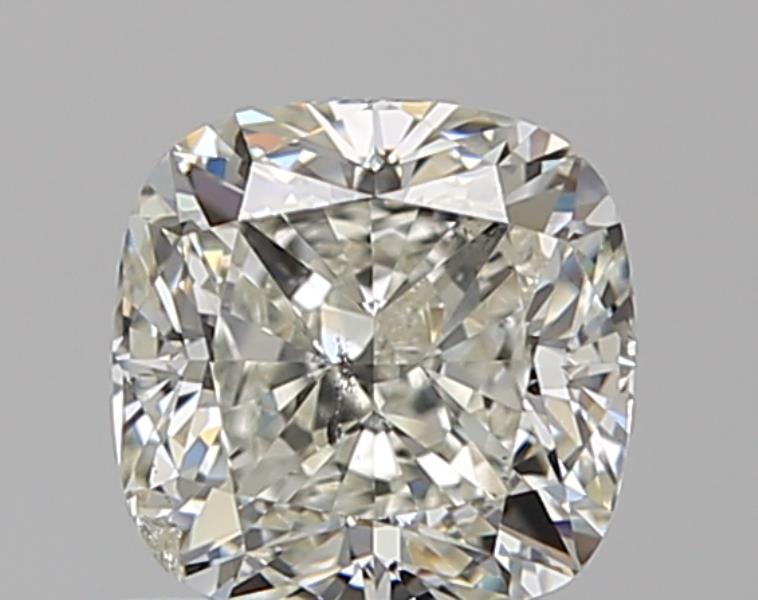 1.0 Carat Cushion Natural Diamond with  Cut Diamond in 14KT  view 1
