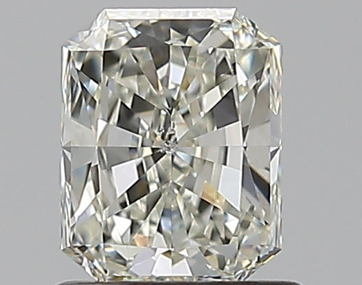 1.01 Carat Radiant Natural Diamond with  Cut Diamond in 14KT  view 1

