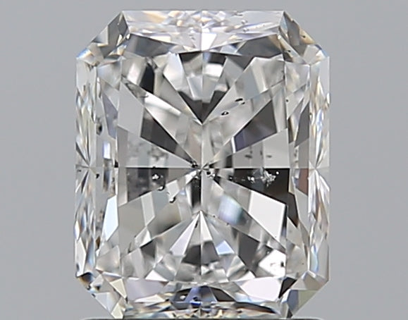 1.51 Carat Radiant Natural Diamond with  Cut Diamond in 14KT  view 1
