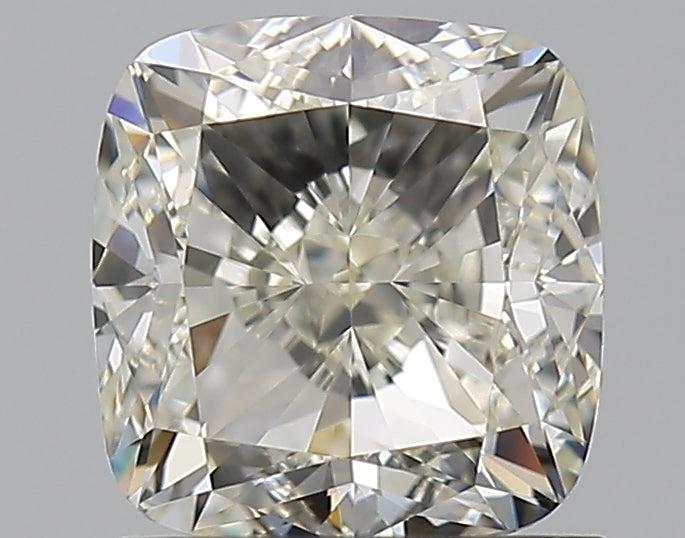 1.5 Carat Cushion Natural Diamond with  Cut Diamond in 14KT  view 1
