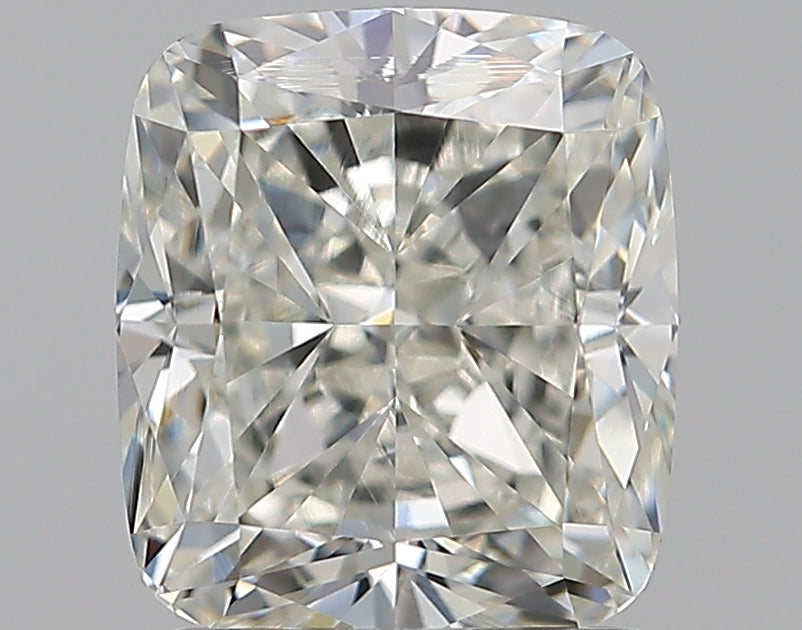 2.0 Carat Cushion Natural Diamond with  Cut Diamond in 14KT  view 1
