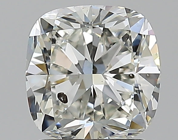 1.71 Carat Cushion Natural Diamond with  Cut Diamond in 14KT  view 1
