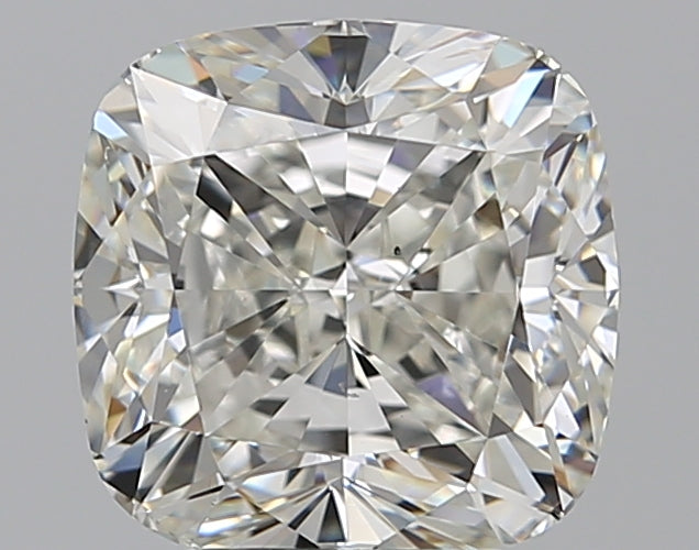 4.01 Carat Cushion Natural Diamond with  Cut Diamond in 14KT  view 1
