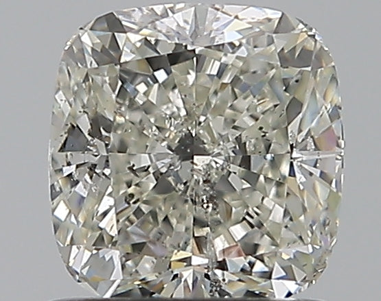 1.01 Carat Cushion Natural Diamond with  Cut Diamond in 14KT  view 1
