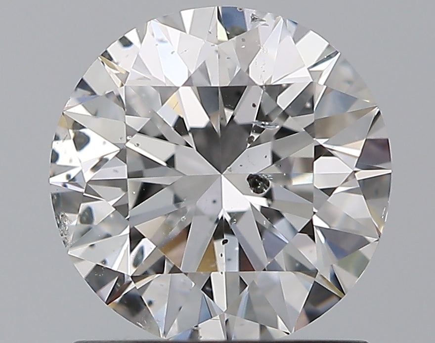 1.2 Carat Round Natural Diamond with  Cut Diamond in 14KT  view 1
