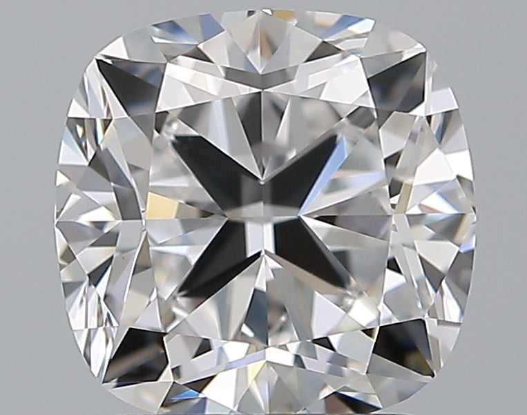 2.0 Carat Cushion Natural Diamond with  Cut Diamond in 14KT  view 1
